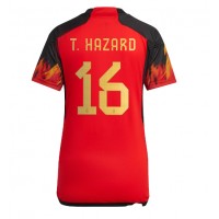 Dámy Fotbalový dres Belgie Thorgan Hazard #16 MS 2022 Domácí Krátký Rukáv